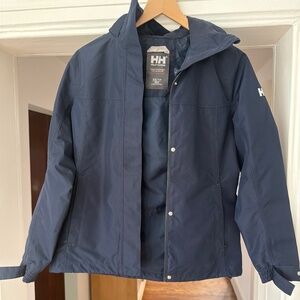 Helly Hansen Navy Rain Coat, XS